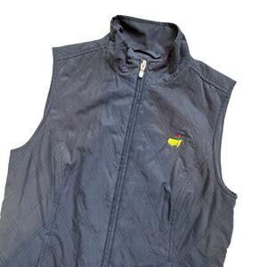 Masters Golf Tournament Women’s S Silk Quilted Vest Bobby Jones Water Resistant